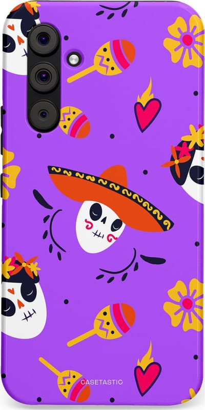 Casetastic Hoesje Geschikt voor Samsung A54 (5G) - Stijlvolle Beschermende Duo-layer Case - Muertos sombrero