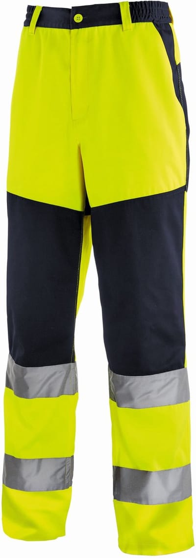teXXor Signaalbroek Rochester felgeel/marineblauw