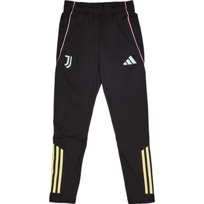 Adidas Juventus Broeken Kinder - Zwart - Maat 111 - 116 CM - Poly Woven