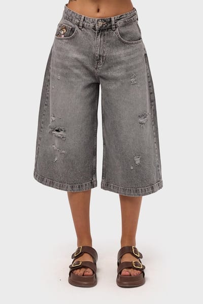 It's Basic - BERMUDA DENIM SHORT