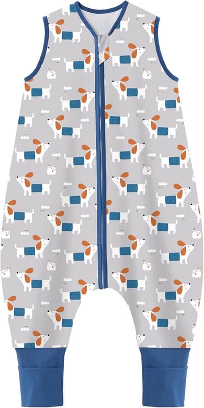 Babyzomerslaapzak met voeten - Slaapzak met pijpen - Veilig slapen - 100% puur katoen - 0.5 TOG - Niet gespecificeerd