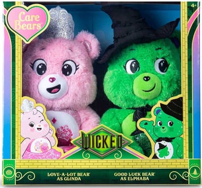 Care Bears pluche knuffel 30cm - Wicked x Care Bears 2-pack limited edition.