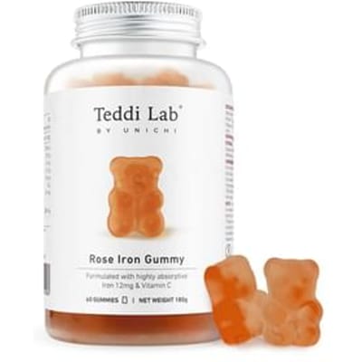 Teddi Lab Rose Iron Gummy 60 gummies