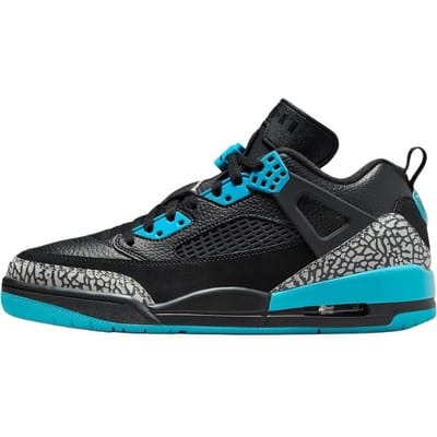 Air Jordan Spizike Low Gamma Blue Unisex Sneakers Zwart Wolfsgrijs FQ1759-005 40