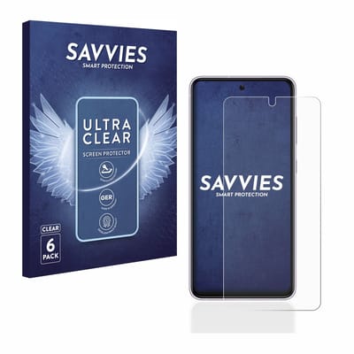 Savvies - Screenprotector voor Samsung Galaxy S21 FE 5G - Folie Beschermfolie transparant 6 Stuks