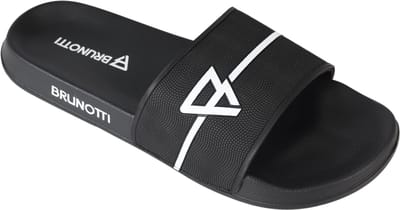 Brunotti - Porto - Heren slippers - Flip Flops - Black - 45