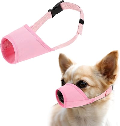Roze Hondenmuilkorf - Mondbescherming Hond - Gedragstraining Hond - Ademend Drinkvriendelijk - Verstelbaar - Roze