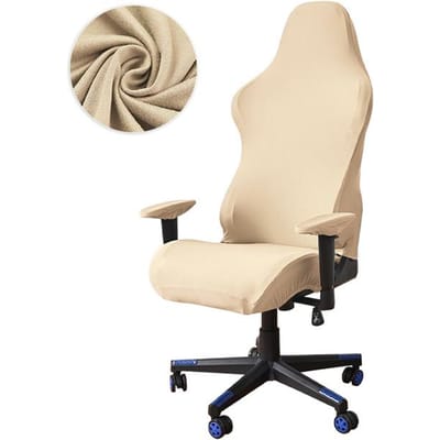 Melk Zijde Gaming Stoelhoes Stretch Stoelhoes Comfortabele Hoezen Voor Gaming Stoel Wasbaar Ademend Voor Thuis Slaapkamer Decor