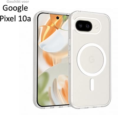 Brosendaal Hoesje - Geschikt voor Google Pixel 10a – Transparant Wit – Telefoonhoesje – Ondersteunt Draadloos Opladen – Ultradun en maximale Valbescherming