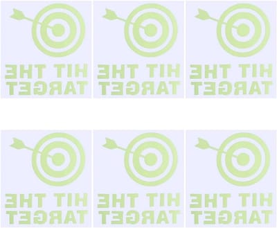 Allecta - Toilet stickers met bullseye voor zindelijkheidstraining - Set van 7 stuks