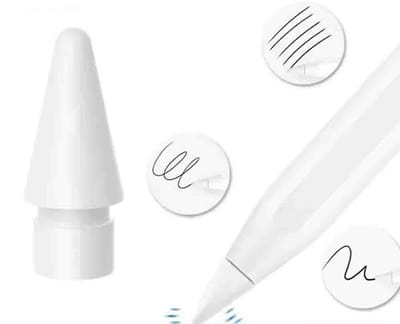 Pencil tip Geschikt voor Apple Pencil- Geschikt voor Apple Pencil 1 en 2 - Wit - 1 stuks - Vervangende tip voor Pencil - CHPN