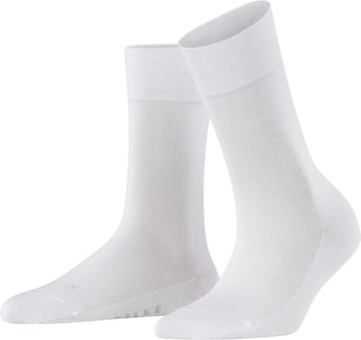 FALKE Sensitive New York met comfort tailleband lyocell sokken dames wit - maat 35-38