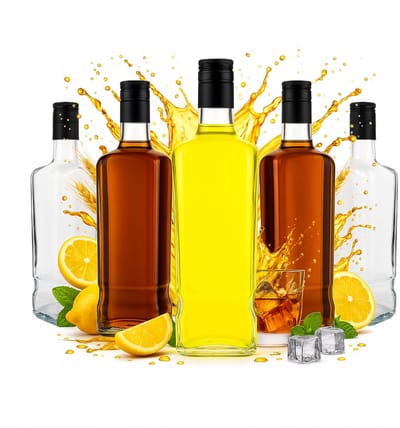 Bimberek Jack Walker Serie - Glazen Fles - 700ml - Inclusief Dop - Voor Whisky en Likeuren