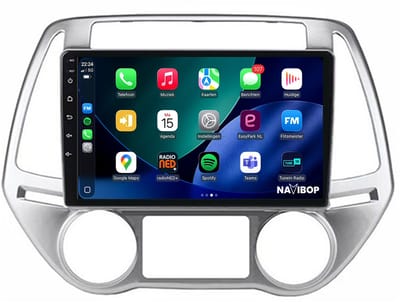 Geschikt voor Hyundai i20 2008-2014 | 9" Android 14.0 Autoradio | Apple CarPlay & Android Auto | 2GB RAM & 32GB opslag | Draadloze verbinding | HD Scherm | FM, AM, DAB+ Radio | Bluetooth handsfree bellen