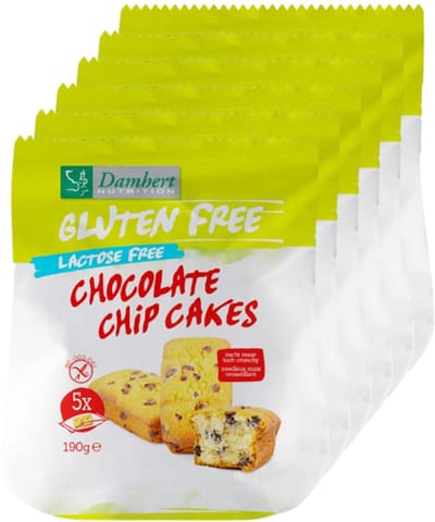 Damhert | Glutenvrij | Chocolate Chip Cakes | 6 stuks | 6 x 190 g