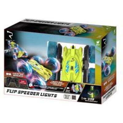 Revolt Flip Speeder RC Car - Afstandsbestuurbare Stunt Auto - Syma Stuntcar - 360° Spins met Lichtgevende Wielen - USB-Oplaadbaar