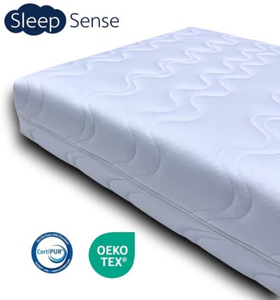 Sleep Sense® - Hotel XXL koudschuim matras HR45 140x200 - circa 20 cm - premium afritsbare hoes - Oekotex Certipur gecertificeerd - Gratis levering