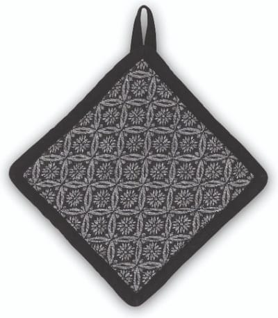Pannenlap, Zwart/Wit Patroon - Kela | Gianna