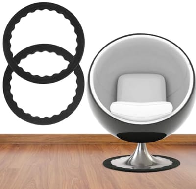 Barkruk Beenbeschermers 42-47 cm | Antislip Siliconen Hoes voor Stoelen | Rekbare Beschermkappen voor Stoelpoot