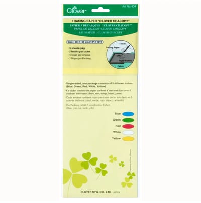 Overtrekpapier 5 stuks - Clover