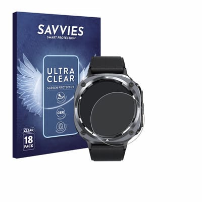 Savvies - Screenprotector voor TIMU S90 1.45" - Folie Beschermfolie transparant 18 Stuks