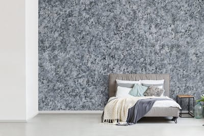 Behang - Fotobehang Graniet - Steen - Patroon - Design - Grijs - Breedte 600 cm x hoogte 400 cm