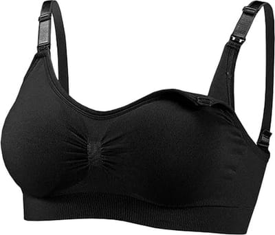 ATTREZZO® Voedingsbh - 70B - 70C - Zwart - Zonder Beugel