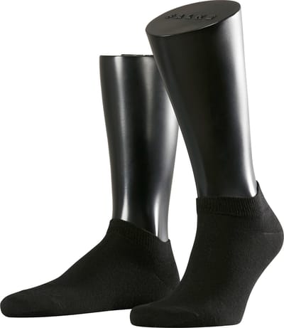 Esprit Basic Uni 2-Pack kort eenkleurig katoen multipack sneakersokken enkelsokken heren zwart - maat 47-50