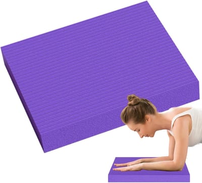 Trainingsplatform op knieën - Yogaschuim blok - Verbeteren balans - Antislip demping - 44 x 30 cm - Zwart
