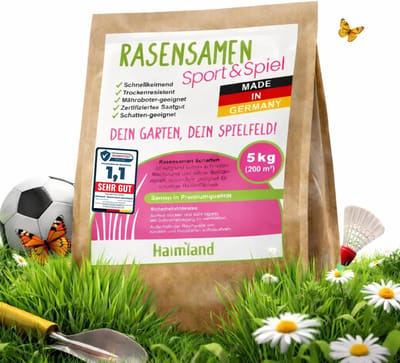 Snelkiemend Graszaad - Duurzaam Sportgazon - Intensief Gebruik - Droogtebestendig Herfst - 5kg 200m²