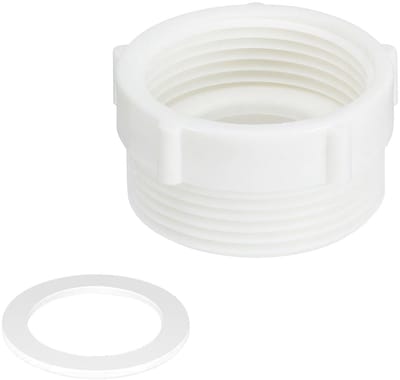 Dailygoods- Afvoerpijp Aansluiting 41 mm tot 46 mm - Connector - Reductie - Schroefdraadverbinding - Hoogwaardig Kunststof - Waterdicht - Afvoerconnector
