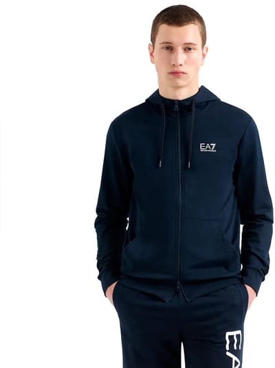 Ea7 Emporio Armani 7m000568_af13512 Sweatshirt Met Rits Blauw S Man