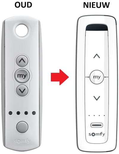 Somfy Situo 5 RTS Pure II (Somfy Telis 4) afstandsbediening - Somfy rolluik afstandsbediening