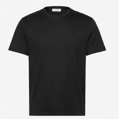 Calvin Klein Glad katoenen t-shirt CK Black, heren, maat L
