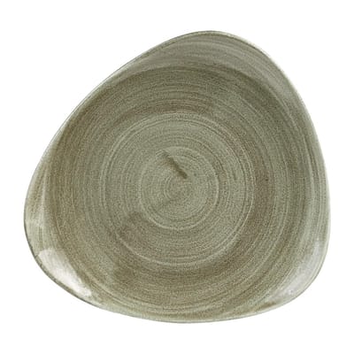 Churchill Stonecast Patina Burnished Green Lotus Bord 22.9cm (12 stuks)