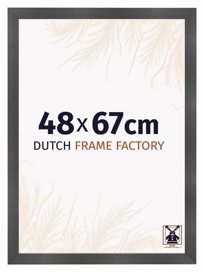 Fotolijst 48x67 cm - MDF - Zwart Mat - Praag