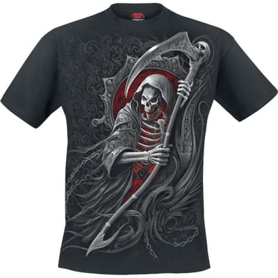 Spiral T-shirt - Reaper's Portal - S tot 3XL - voor Mannen - zwart