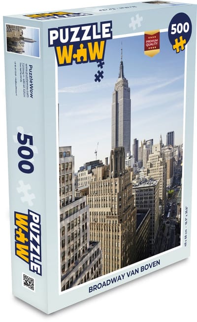 Puzzel New York - Empire State Building - Skyline - Legpuzzel - Puzzel 500 stukjes