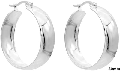 Oorbellen - RVS - 30 mm