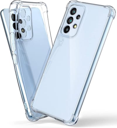 LuxeBass Hoesje geschikt voor Samsung Galaxy A33 5G - AntiShock- TPU - Transparant