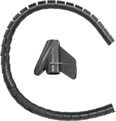 Kabel Organizer - Draad Huls - Bedrading Bundelen - Open Ontwerp - 10 Meter - Zwart