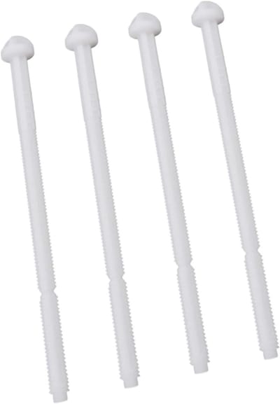 Spoelstangen Set - Toilet Onderdelen - Toilet Reparatie - Duurzaam ABS Materiaal - 135 mm Lengte - Wit