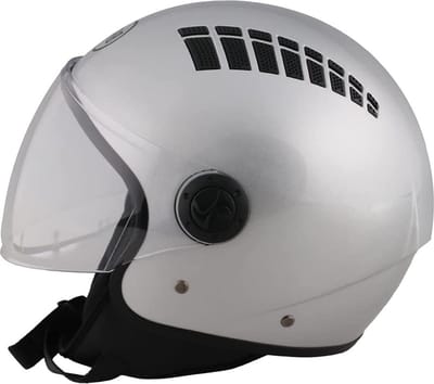 BHR 810 air | silver | vespa helm met vizier | maat XS