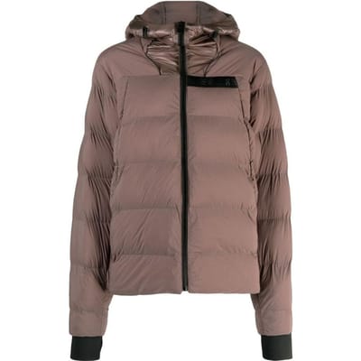 Veste Décontractée à Capuche et Fermeture Éclair Color Block pour Femmes Violet 1WD30100434 M gray