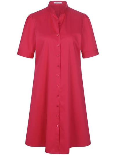 Jurk 1/2 mouwboorden Van Peter Hahn pink