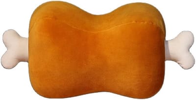 Zachte Speelgoed 42Cm Cartoon Vlees Bone Dual-Gebruik Kussen Handwarmer Kussen Gevulde Pluche Kussen Zachte Thuis