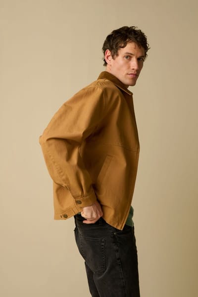 Sissy-Boy - Bruin jack met corduroy kraag