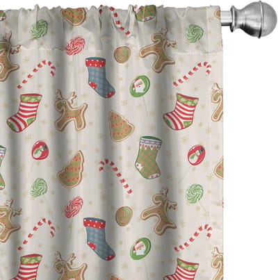 ABAKUHAUS Voorhangen – 2x75x175 cm – Microvezel – Halfdonkerend – Veelkleurig