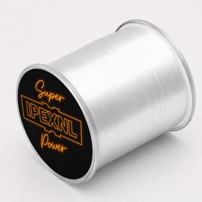IPEXNL Super Power Nylon Vislijn 500m – Wit – 0.32mm – Trekkracht 10.5kg – Sterke Visdraad voor Zoet- en Zoutwater