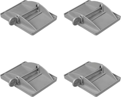 ProPlus Stabilisatievoeten XL - Zelfborgend - 175 x 140 mm - Grijs - Set van 4